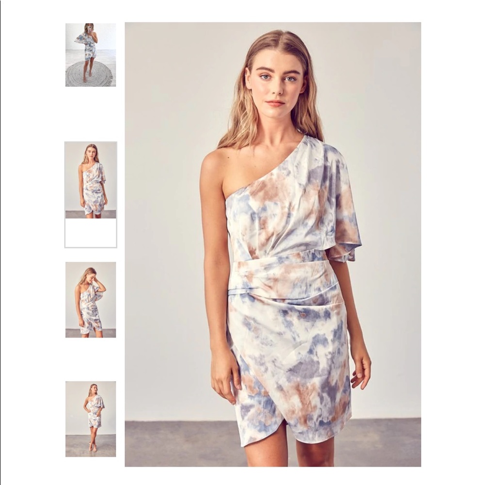 NWT semi formal one shoulder dress